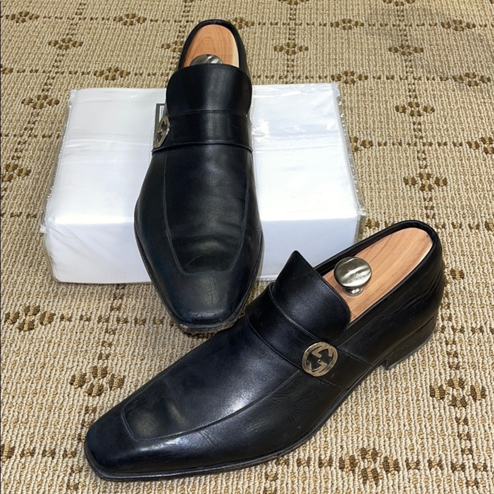 Gucci Men’s Double G Leather Shoes